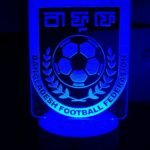 GearUP Acrylic Multicolor Night Lamp (Bangladesh Football Federation) – White – 20 pcs