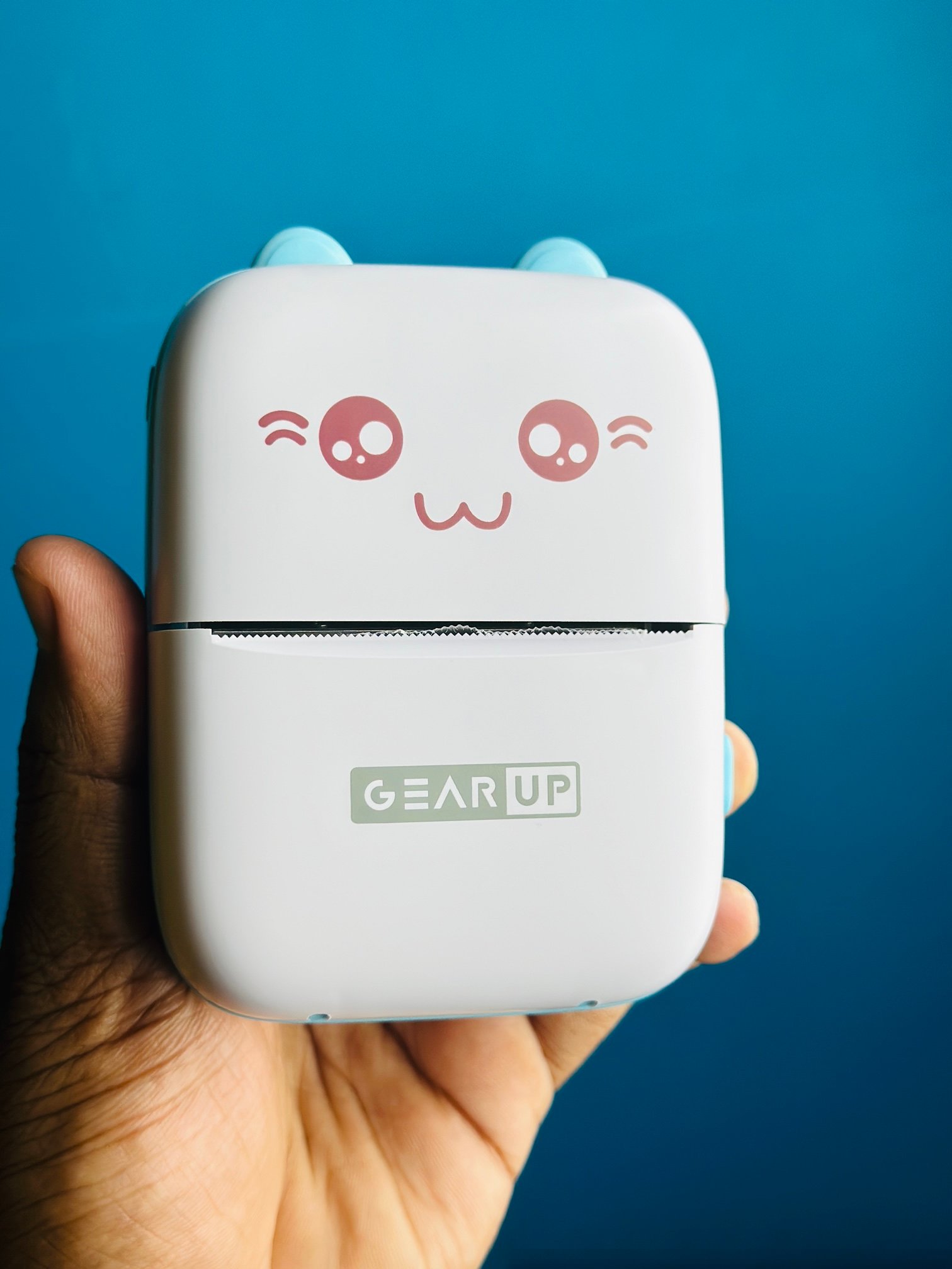IMG_8923 GearUP mini Thermal Bluetooth Printer – Blue Color - Image 1