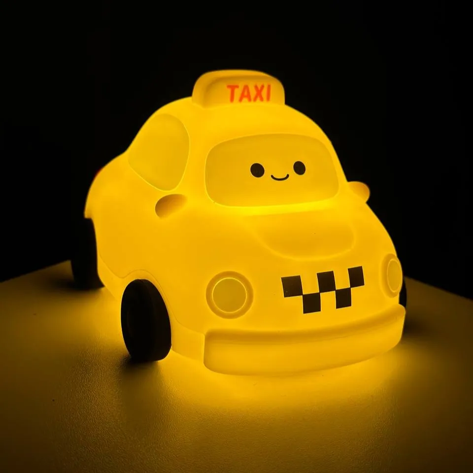 Soft-Silicone-Touch-Control-LED-Taxi-Night-Lamp Soft Silicone Touch Control Rechargeable LED Taxi Night Lamp - Image 1