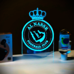 GearUP Acrylic Multicolor Night Lamp (Only Acrylic) Al-Nassr FC – 20 pcs