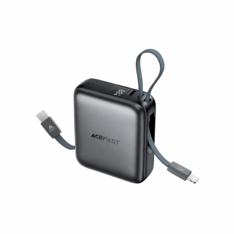 ACEFAST M23 22.5W 10000mAh Power Bank With Built-In Cables ACEFAST M23 22.5W 10000mAh Power Bank With Built-In Cables - Image 1