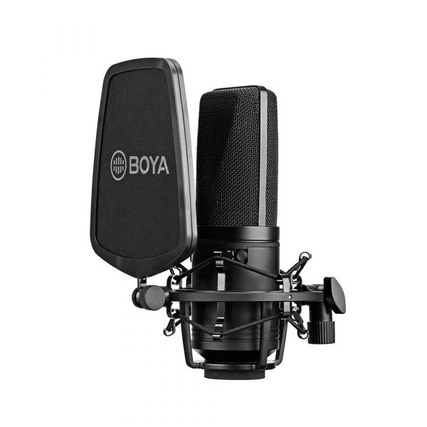 BOYA BY-M1000 Professional Large Diaphragm XLR Condenser Microphone (3 Polar Patterns) BOYA BY-M1000 Professional Large Diaphragm XLR Condenser Microphone (3 Polar Patterns) - Image 1