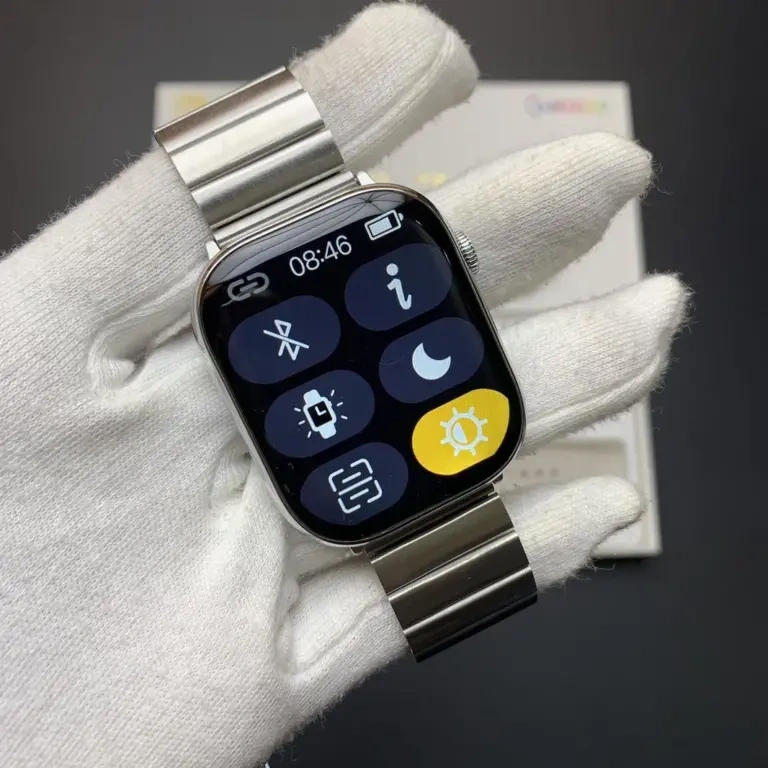 FereFit WS-Z9 Multifunctional Amoled Smartwatch – Silver Color FereFit WS-Z9 Multifunctional Amoled Smartwatch – Silver Color - Image 1