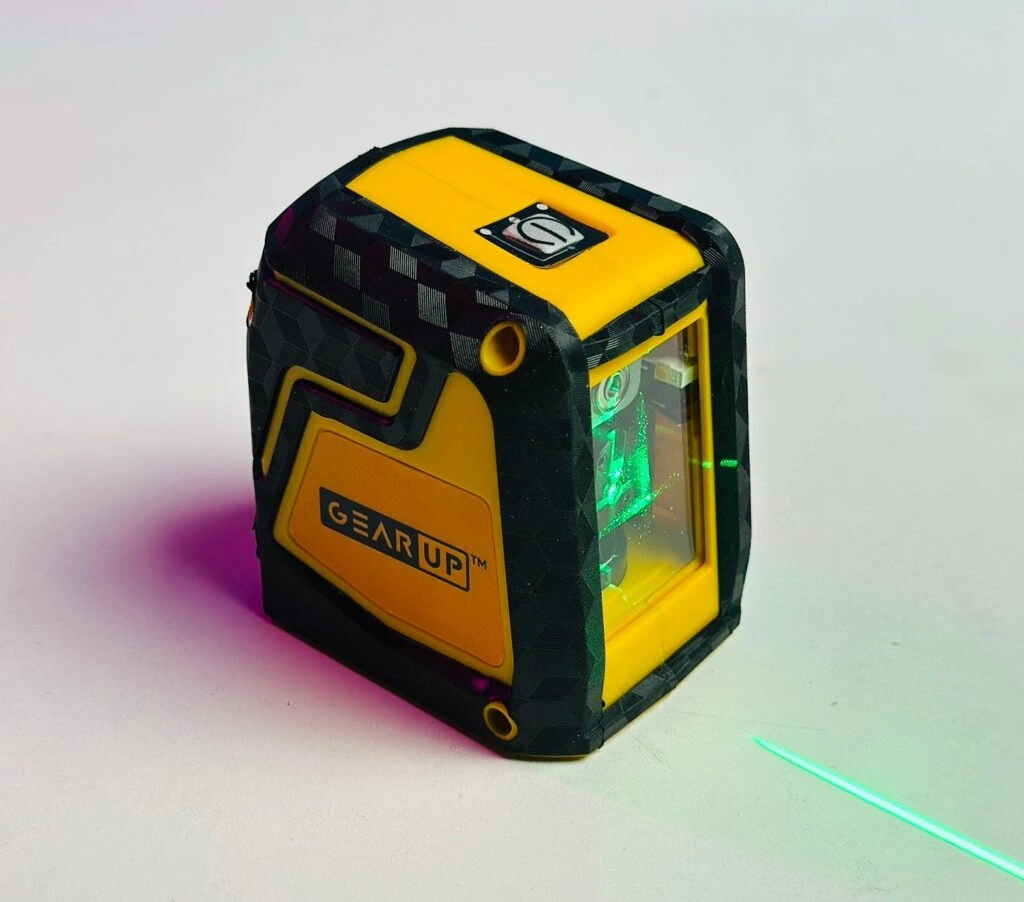 GearUP Precision Self-Leveling Cross Line Laser Level – Ultra-Bright Green Beam GearUP Precision Self-Leveling Cross Line Laser Level – Ultra-Bright Green Beam - Image 1