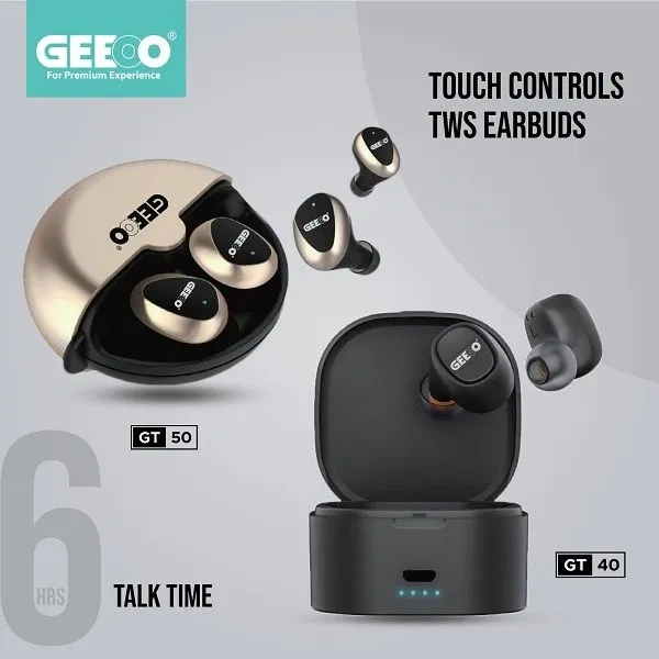 Geeoo (GT40+GT50) Combo TWS Earbud Offer Geeoo (GT40+GT50) Combo TWS Earbud Offer - Image 1