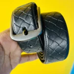 Genuine Leather Belt- Black (GearUp1001)