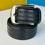 Genuine Leather Belt- Black (GearUp1004)