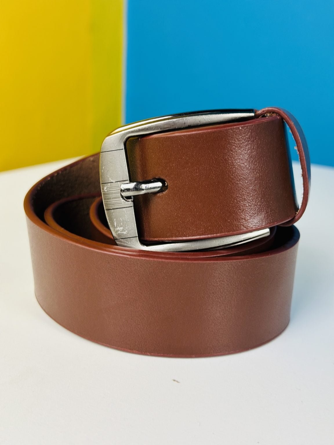 Genuine Leather Belt- Brown (GearUp1002) Genuine Leather Belt- Brown (GearUp1002) - Image 1