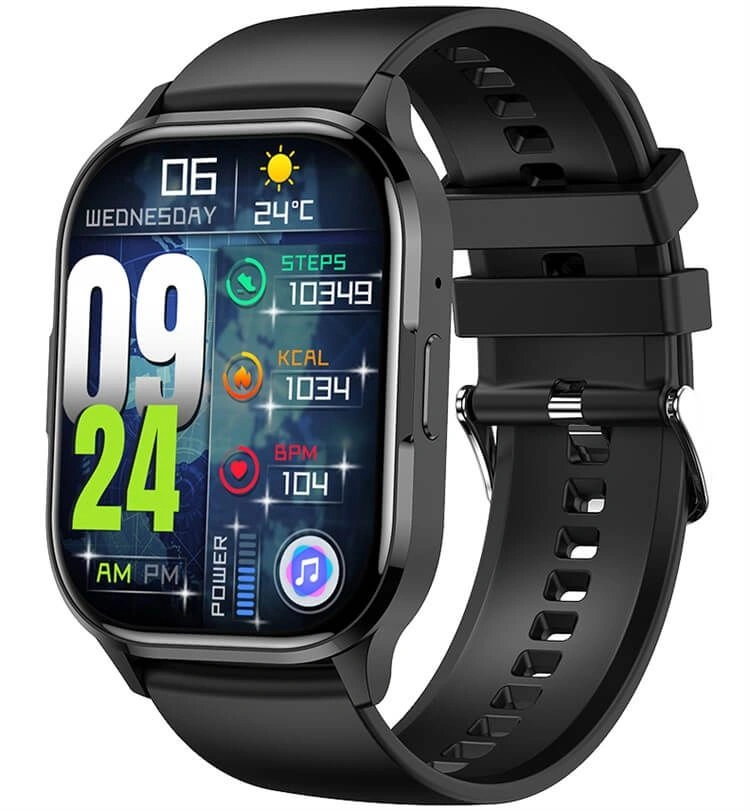 HK21 AMOLED Smartwatch AI Voice Assistant – Black Color HK21 AMOLED Smartwatch AI Voice Assistant – Black Color - Image 1