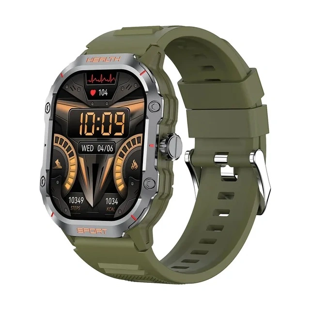 HK24 Amoled 2.01-inch Outdoor Sport Smartwatch – Green Color HK24 Amoled 2.01-inch Outdoor Sport Smartwatch – Green Color - Image 1