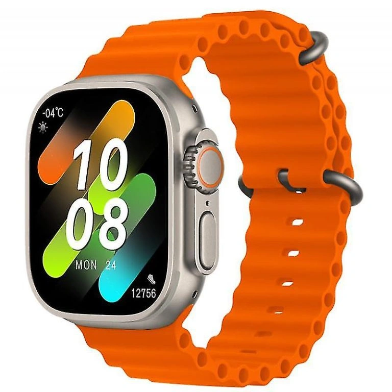 HK8 Pro Max Ultra AMOLED display Smart Watch – Orange Color HK8 Pro Max Ultra AMOLED display Smart Watch – Orange Color - Image 1