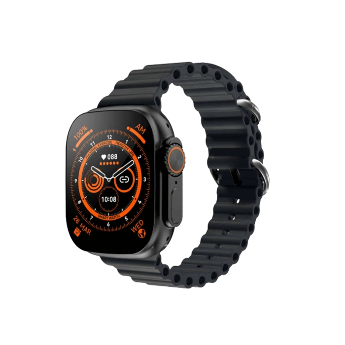 HK9 Ultra 2 AMOLED Smartwatch with ChatGPT- Black Color HK9 Ultra 2 AMOLED Smartwatch with ChatGPT- Black Color - Image 1