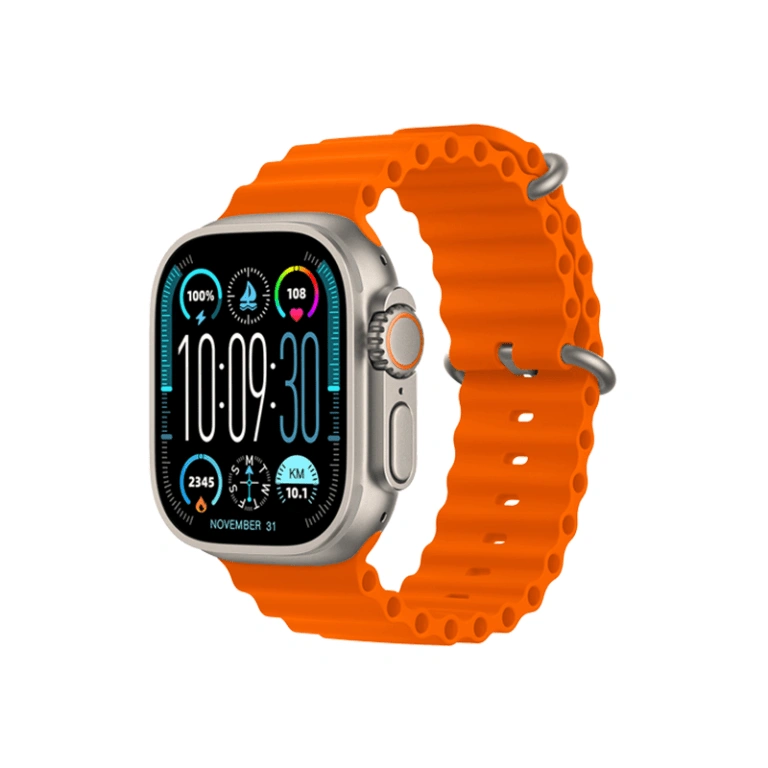 HK9 Ultra 2 AMOLED Smartwatch with ChatGPT- Orange Color HK9 Ultra 2 AMOLED Smartwatch with ChatGPT- Orange Color - Image 1