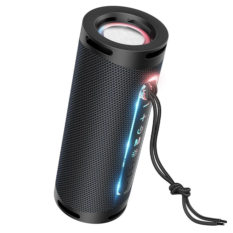 HOCO EQ5 ANC+ENC Bluetooth 5.3 Wireless Earphone Price In Bangladesh Hoco HC9 Dazzling Pulse sports Portable Bluetooth Loudspeaker – Black Color - Image 1