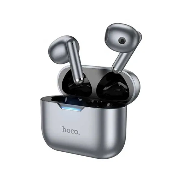HOCO EW34 True Wireless Bluetooth Earbuds – Gray Color HOCO EW34 True Wireless Bluetooth Earbuds – Gray Color - Image 1
