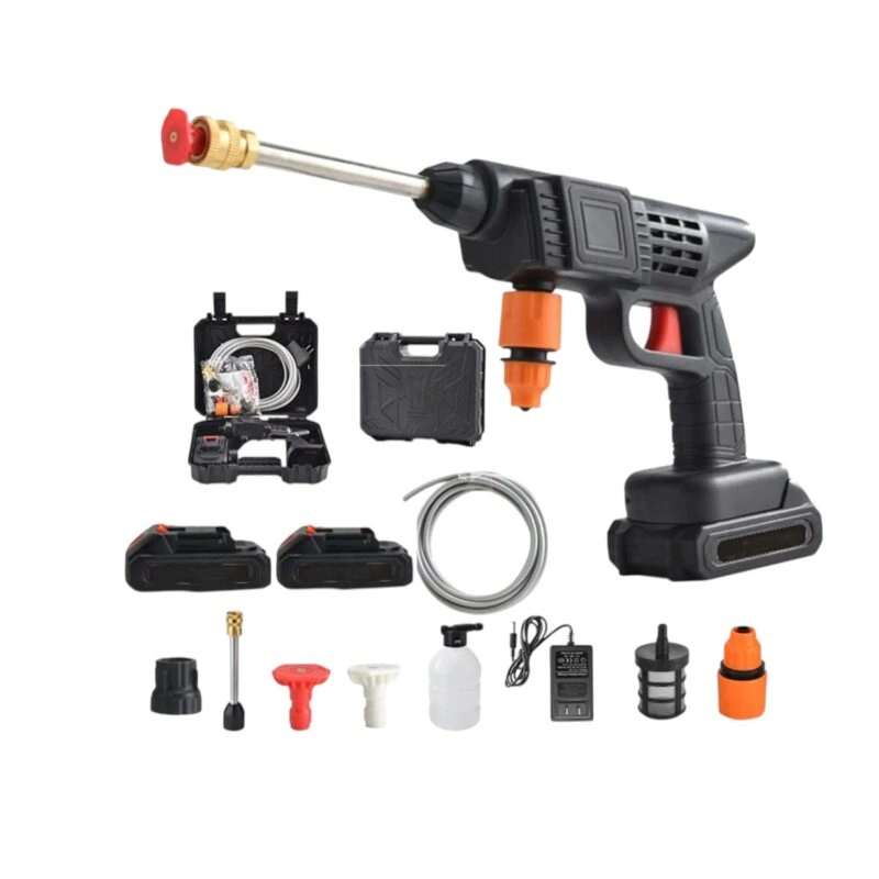 High-Pressure Car Wash Spray Gun Machine with Rechargeable 2 Batteries High-Pressure Car Wash Spray Gun Machine with Rechargeable 2 Batteries - Image 1