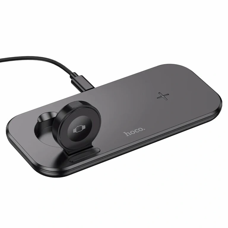 Hoco CW65 3-in-1 Magnetic Wireless Charger – 15W Hoco CW65 3-in-1 Magnetic Wireless Charger – 15W - Image 1