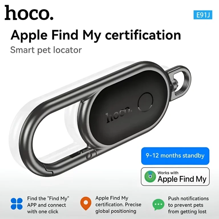 Hoco E91J Smart Anti-Lost Keychain Tracker for Apple Devices Hoco E91J Smart Anti-Lost Keychain Tracker for Apple Devices - Image 1