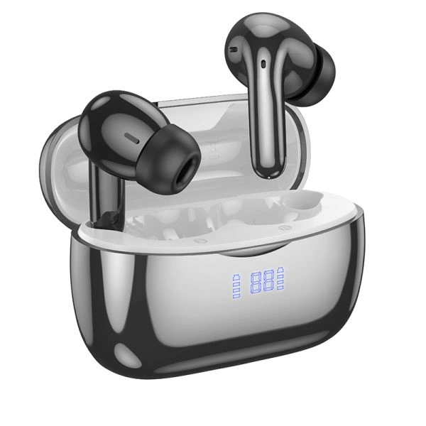 Hoco EQ16 ANC+ENC TWS Wireless Bluetooth Earbuds – Black Glaze Hoco EQ16 ANC+ENC TWS Wireless Bluetooth Earbuds – Black Glaze - Image 1
