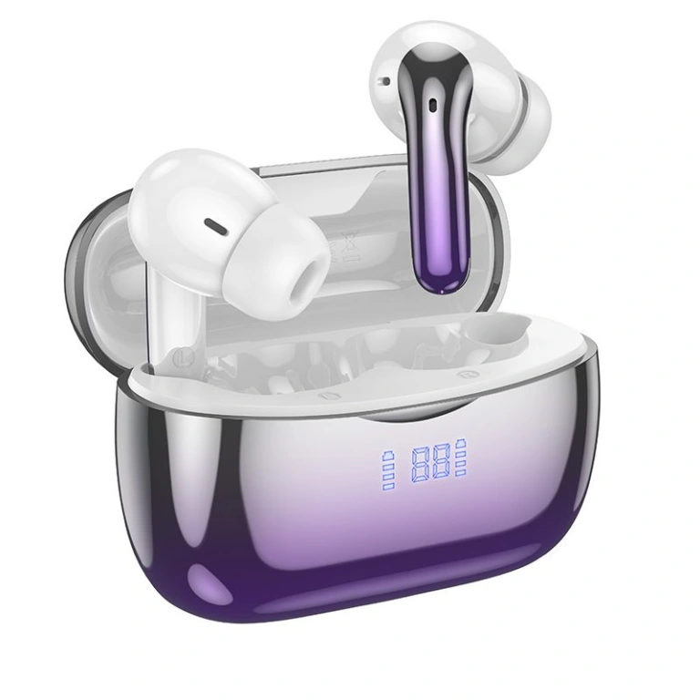 Hoco EQ16 ANC+ENC TWS Wireless Bluetooth Earbuds – Purple Glaze Hoco EQ16 ANC+ENC TWS Wireless Bluetooth Earbuds – Purple Glaze - Image 1