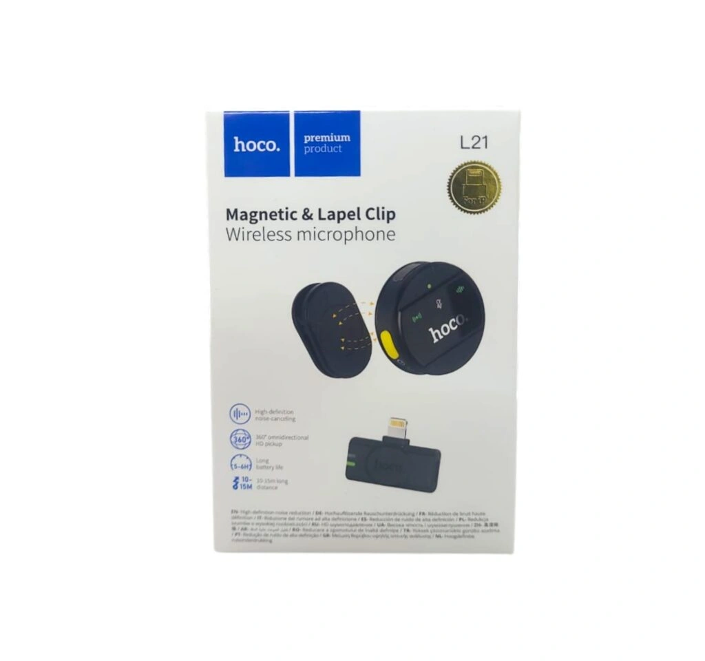 Hoco L21 ENC Wireless Microphone For Lightning Hoco L21 ENC Wireless Microphone For Lightning - Image 1