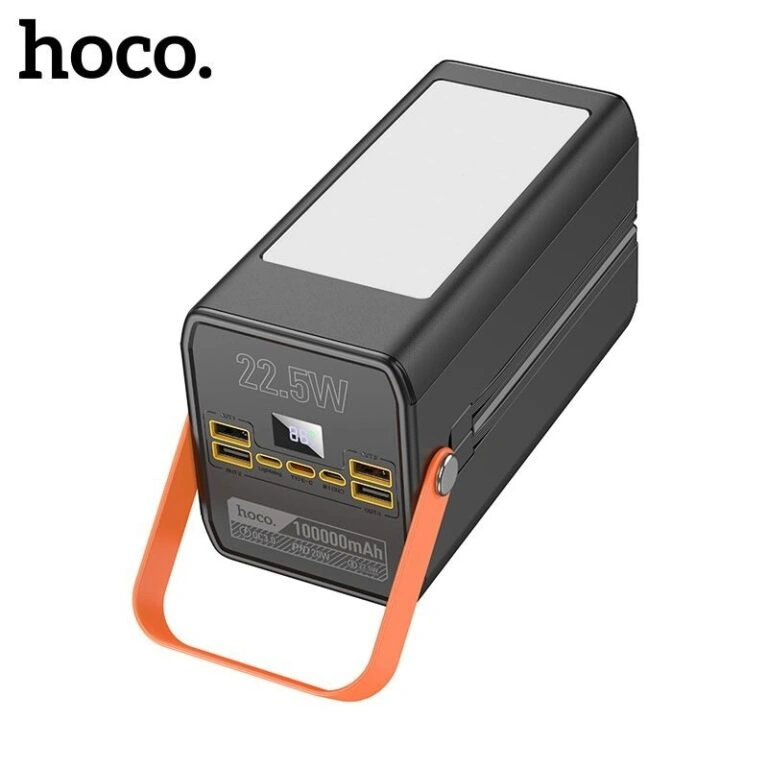 Hoco MMJ-21 Action 22.5W 100,000mAh Ultra-High Capacity Power Bank Hoco MMJ-21 Action 22.5W 100,000mAh Ultra-High Capacity Power Bank - Image 1