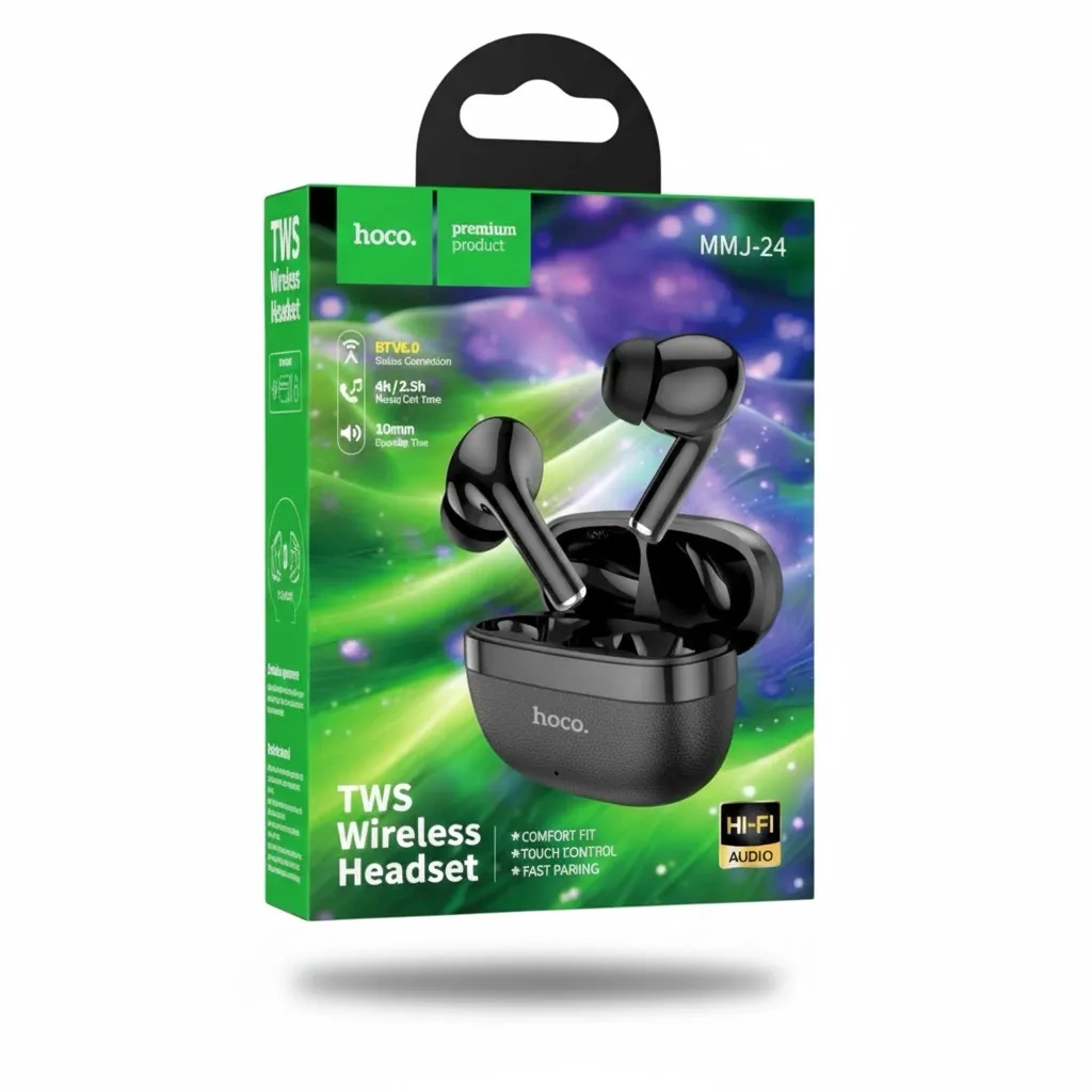 Hoco MMJ-24 TWS Wireless Earbuds Hoco MMJ-24 TWS Wireless Earbuds - Image 1