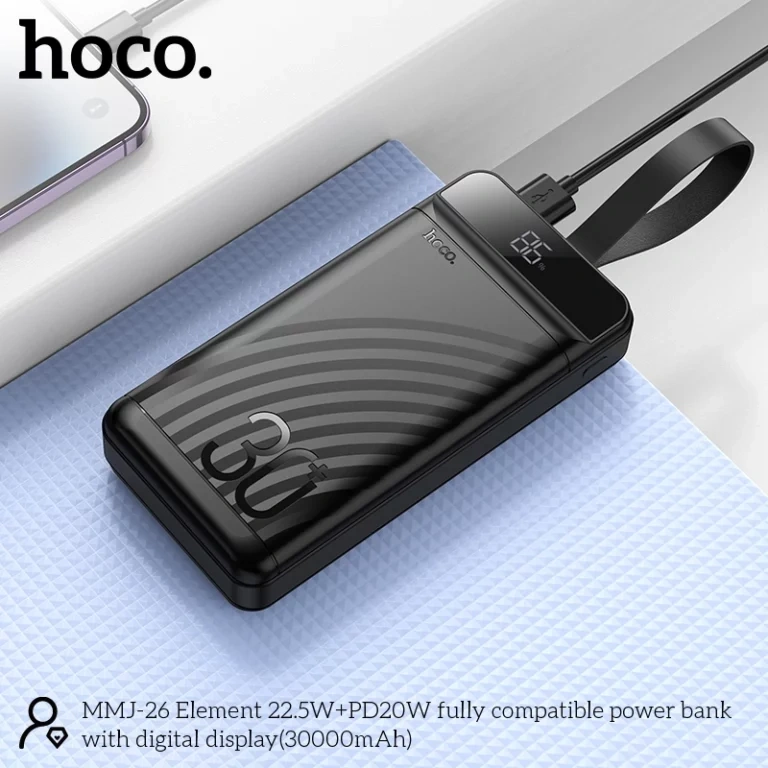 Hoco MMJ-26 22.5W Fast Charging 30000mAh Power Bank Hoco MMJ-26 22.5W Fast Charging 30000mAh Power Bank - Image 1