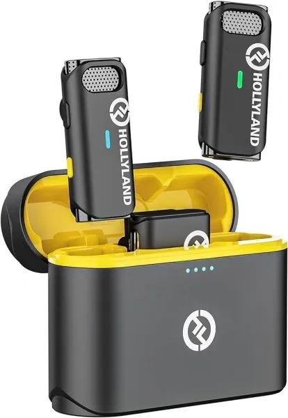 Hollyland Lark M1 Wireless Lavalier Microphone With Noise Cancellation Hollyland Lark M1 Wireless Lavalier Microphone With Noise Cancellation - Image 1