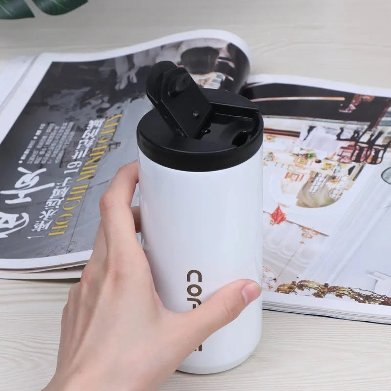 Insulated Thermal Vacuum Coffee Flask -White Color Insulated Thermal Vacuum Coffee Flask -White Color - Image 1