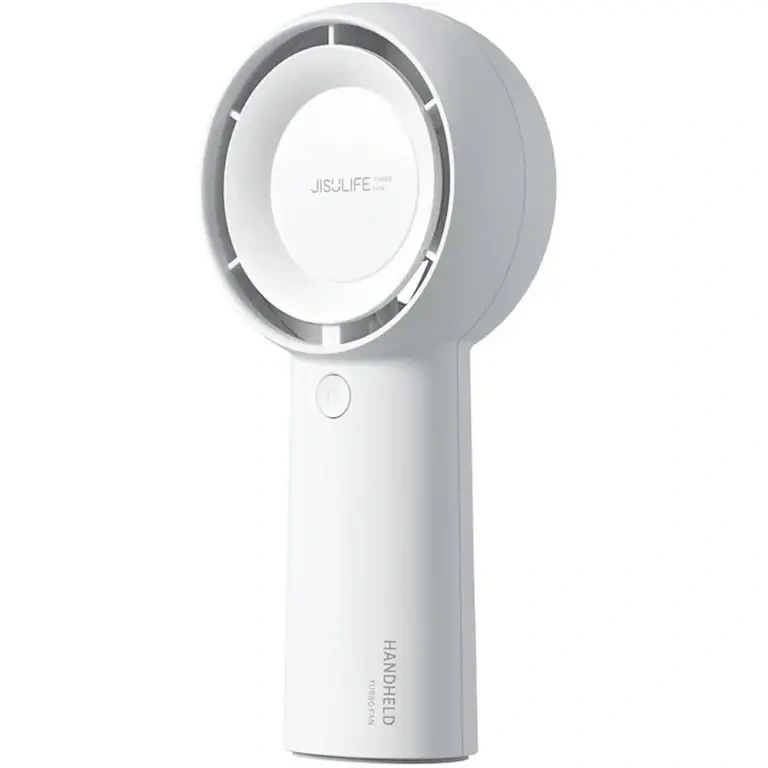 JISULIFE FA43 Handheld Turbo Fan 4000mAh – White Color JISULIFE FA43 Handheld Turbo Fan 4000mAh – White Color - Image 1