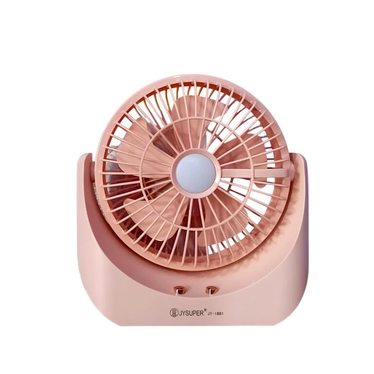 JYSUPER JY-1881 Portable USB Mini Fan with LED Light JYSUPER JY-1881 Portable USB Mini Fan with LED Light - Image 1