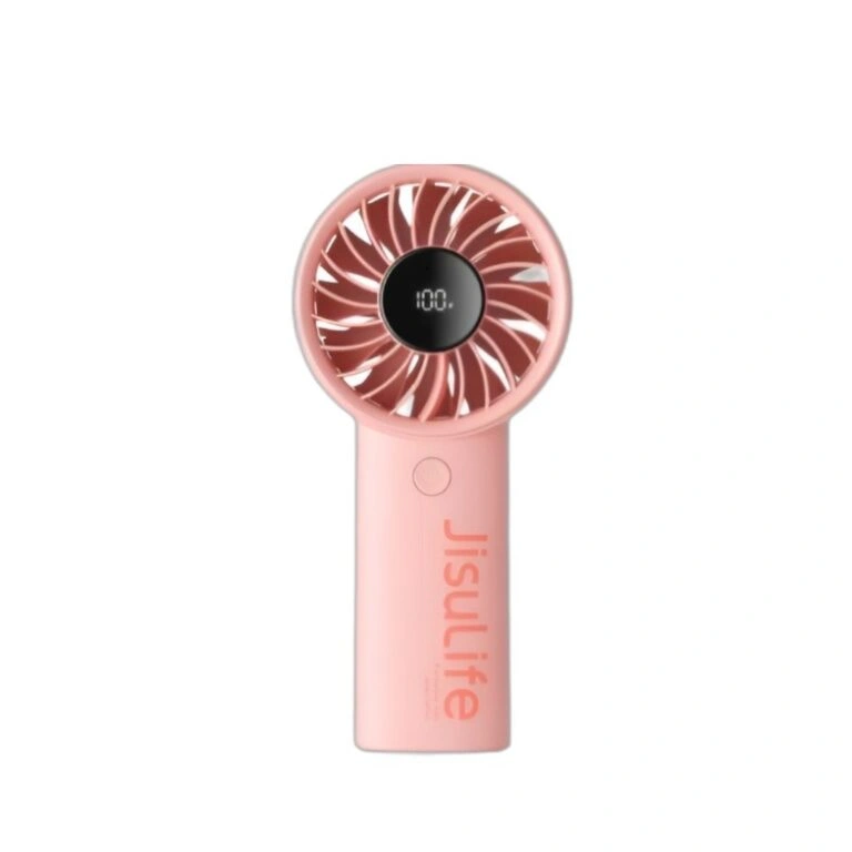 JisuLife Life 4 Handheld Fan – Pink 3600 mah JisuLife Life 4 Handheld Fan – Pink 3600 mah - Image 1