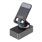 Kisonli M2 3‑in‑1 Bluetooth Speaker with 2000mAh Power Bank and 360° Phone Stand