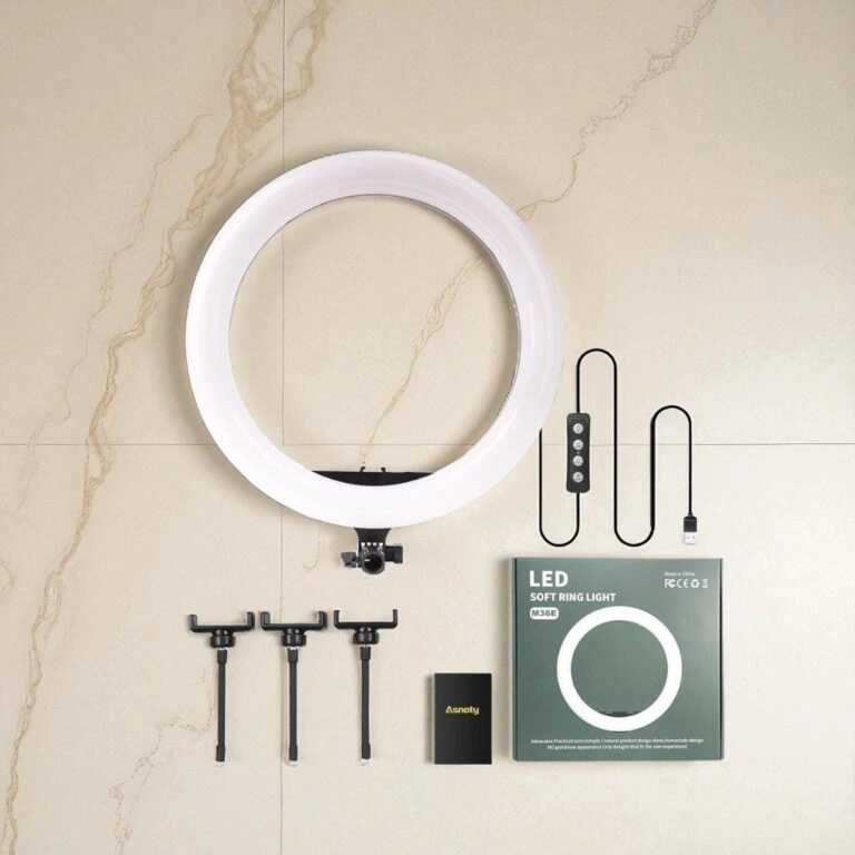 M36E Led Soft Ring Light – 15 Inch M36E Led Soft Ring Light – 15 Inch - Image 1