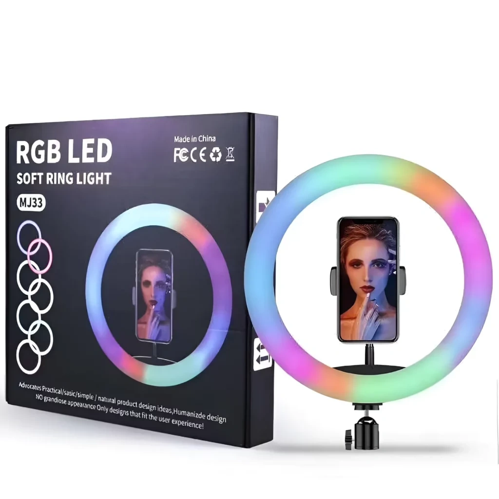 MJ33 RGB LED Soft Ring Light – 13Inch (Only light) MJ33 RGB LED Soft Ring Light – 13Inch (Only light) - Image 1