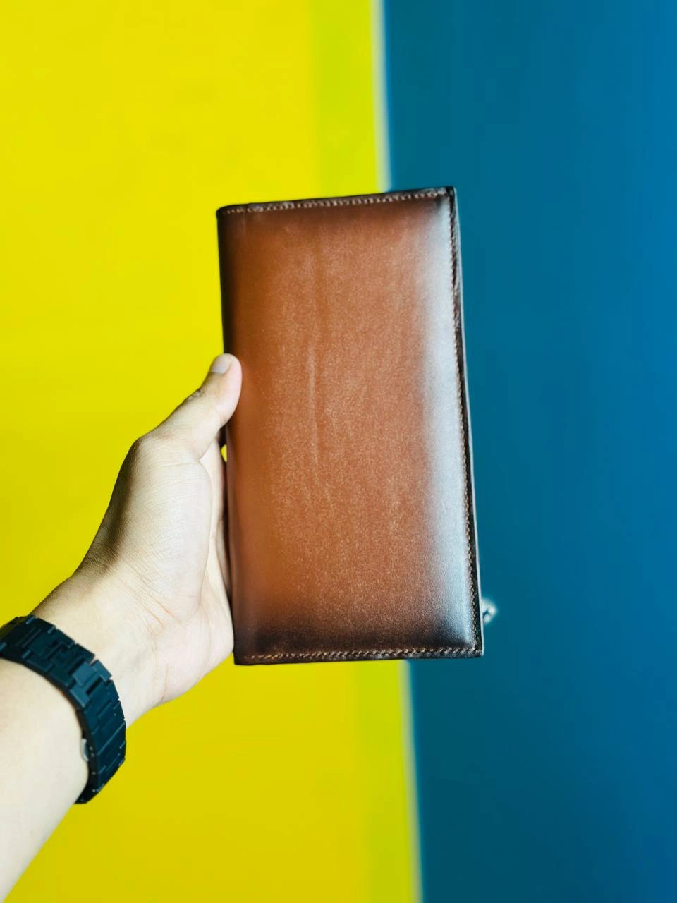 Men’s Genuine Leather Long Wallet – Multi Card Holder Men’s Genuine Leather Long Wallet – Multi Card Holder - Image 1