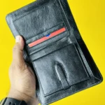 Men’s Stylish Leather Wallet – Black Color