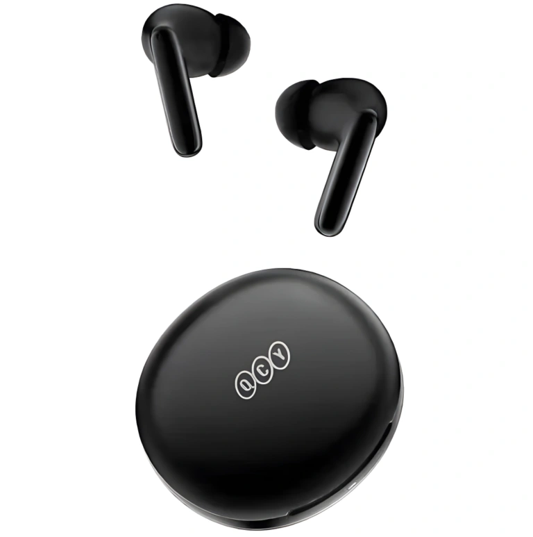 QCY T13 ANC 2 Truly Wireless Earbuds – Black Color QCY T13 ANC 2 Truly Wireless Earbuds – Black Color - Image 1