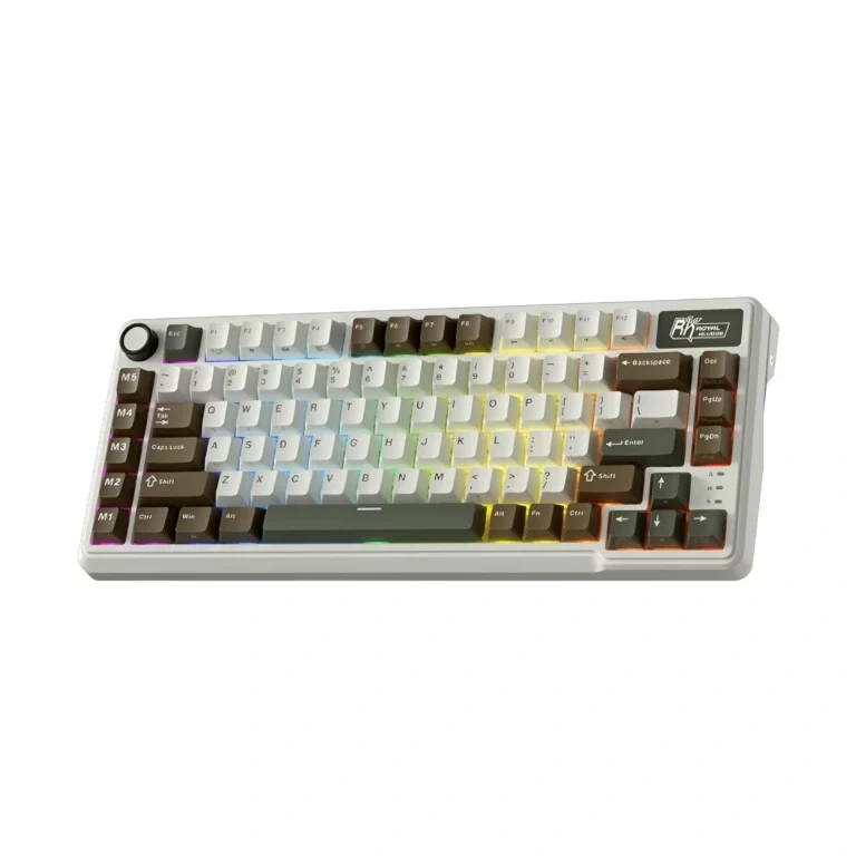 ROYAL KLUDGE RK L75 Tri-Mode Hot-Swappable Wireless Mechanical Gaming Keyboard – Palm Green ROYAL KLUDGE RK L75 Tri-Mode Hot-Swappable Wireless Mechanical Gaming Keyboard – Palm Green - Image 1