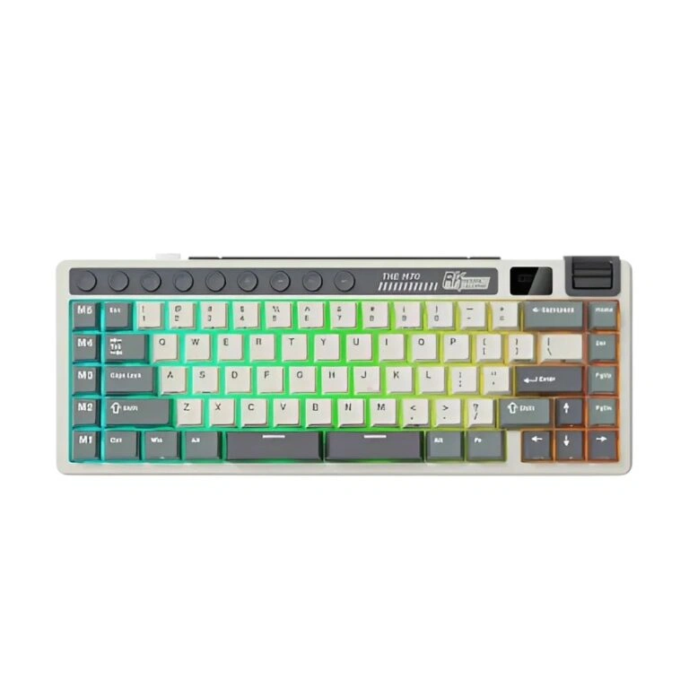 ROYAL KLUDGE RK M70 Tri-Mode Wireless Mechanical Gaming Keyboard – Cyan ROYAL KLUDGE RK M70 Tri-Mode Wireless Mechanical Gaming Keyboard – Cyan - Image 1