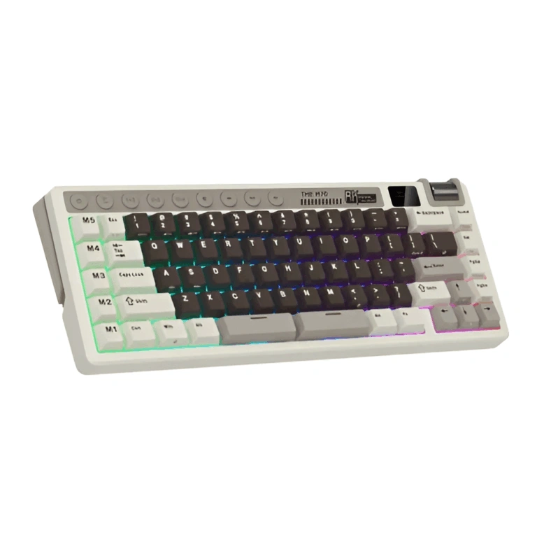 ROYAL KLUDGE RK M70 Tri-Mode Wireless Mechanical Gaming Keyboard – Mocha Grey ROYAL KLUDGE RK M70 Tri-Mode Wireless Mechanical Gaming Keyboard – Mocha Grey - Image 1