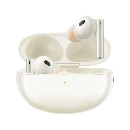 Realme Buds Air 5 Pro Active Noise Cancelling True Wireless Earbuds – White Color Realme Buds Air 5 Pro Active Noise Cancelling True Wireless Earbuds – White Color - Image 1