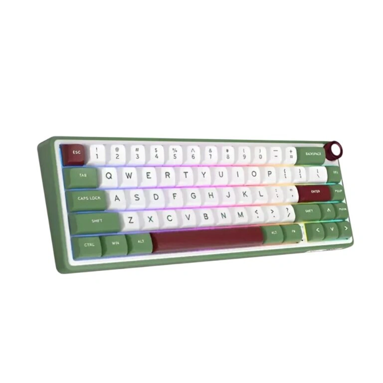 Royal Kludge RK R65 RGB Hotswappable Mechanical Keyboard – Greensand Royal Kludge RK R65 RGB Hotswappable Mechanical Keyboard – Greensand - Image 1