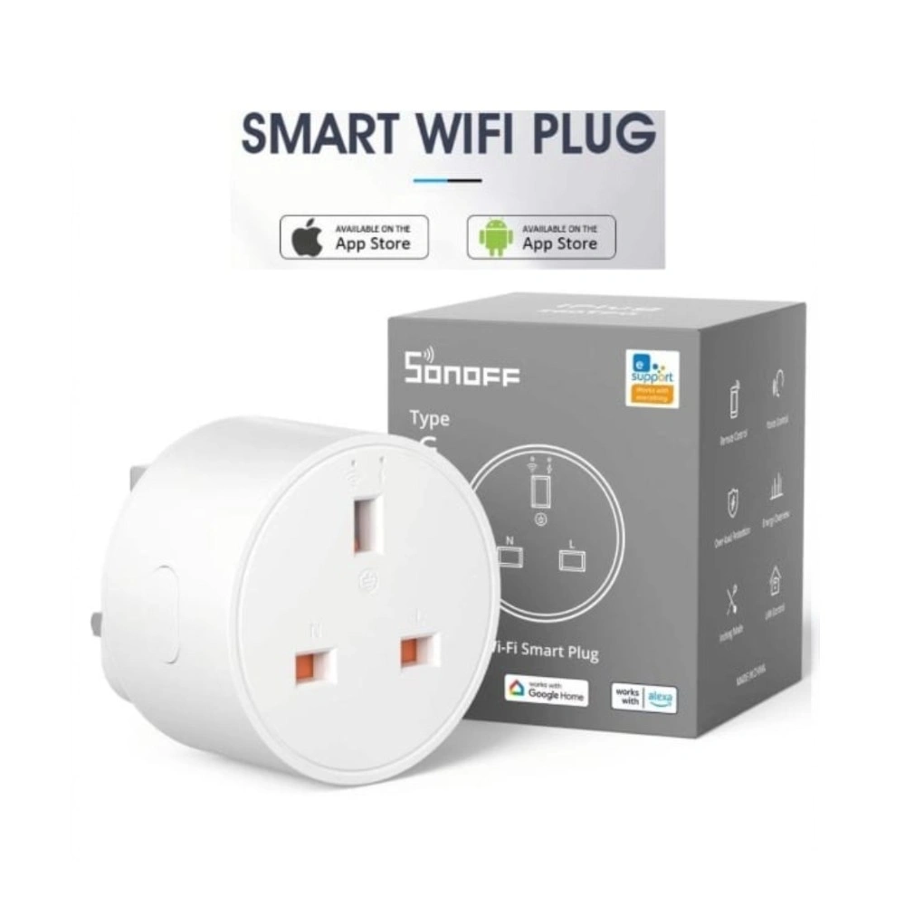 SONOFF S60 App Controlled Smart WiFi Plug SONOFF S60 App Controlled Smart WiFi Plug - Image 1