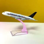 Singapore Airlines A380 Metal Aircraft-16cm