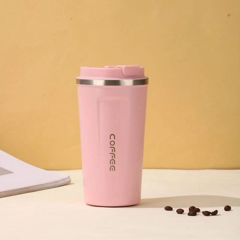 Stainless Steel Coffee Mug – Pink Color Stainless Steel Coffee Mug – Pink Color - Image 1