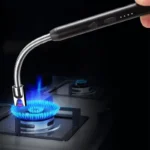 Type-C Rechargeable Windproof Arc Lighter with Flexible Neck – Random Color
