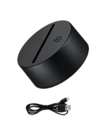 GearUP Acrylic Night Lamp (Only Base)- Black