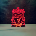 GearUP Acrylic Multicolor Night Lamp (Only Acrylic) Liverpool F.C -20 pcs